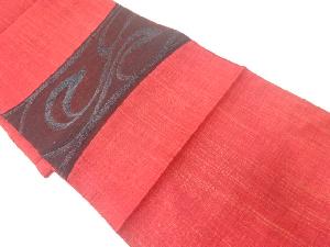 リサイクル　抽象模様織り出し名古屋帯（着用可）